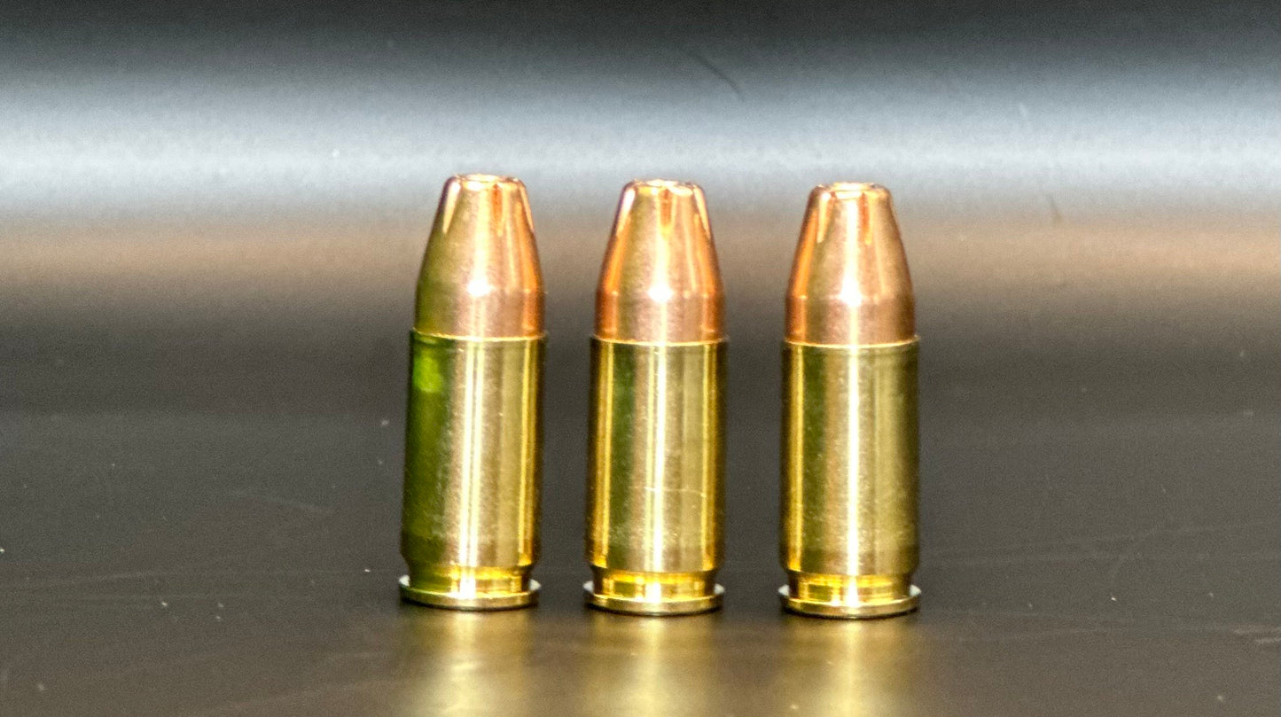 9mm 125gr Hollow Point Bullet Major - 100 Rounds