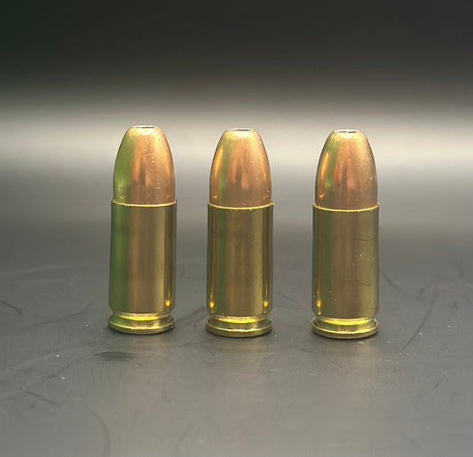 9mm 124gr Hollow Point Bullet Major Round Nose